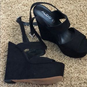 Aldo black heels